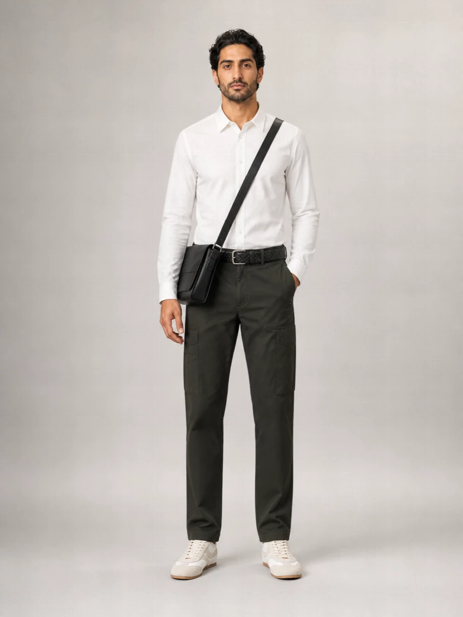 Dries Van Noten Cotton Straight-Leg Trousers