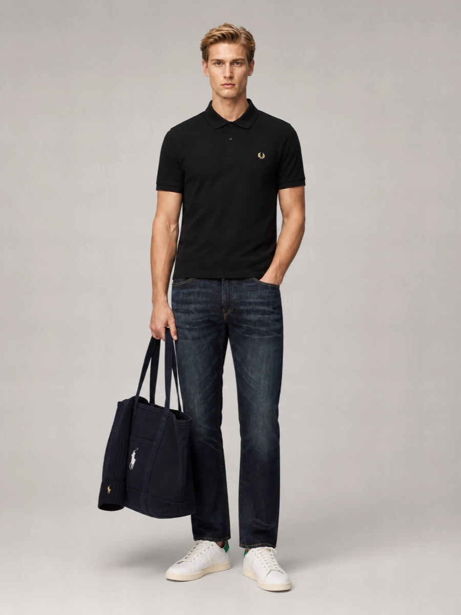 Fred Perry Short Sleeve Cotton Piquet Polo