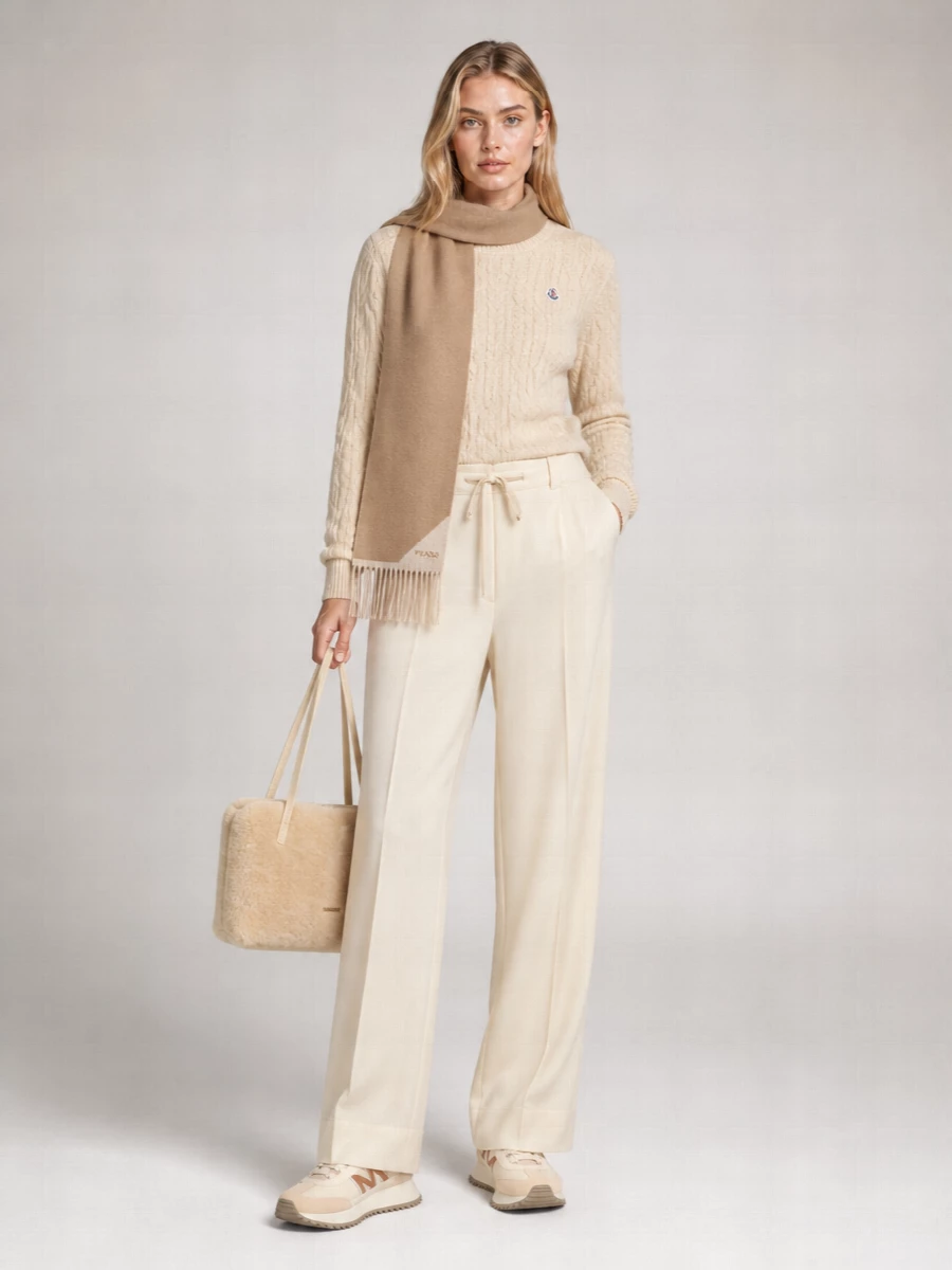 Moncler Alpaca-Blend Cable-Knit Turtleneck Jumper