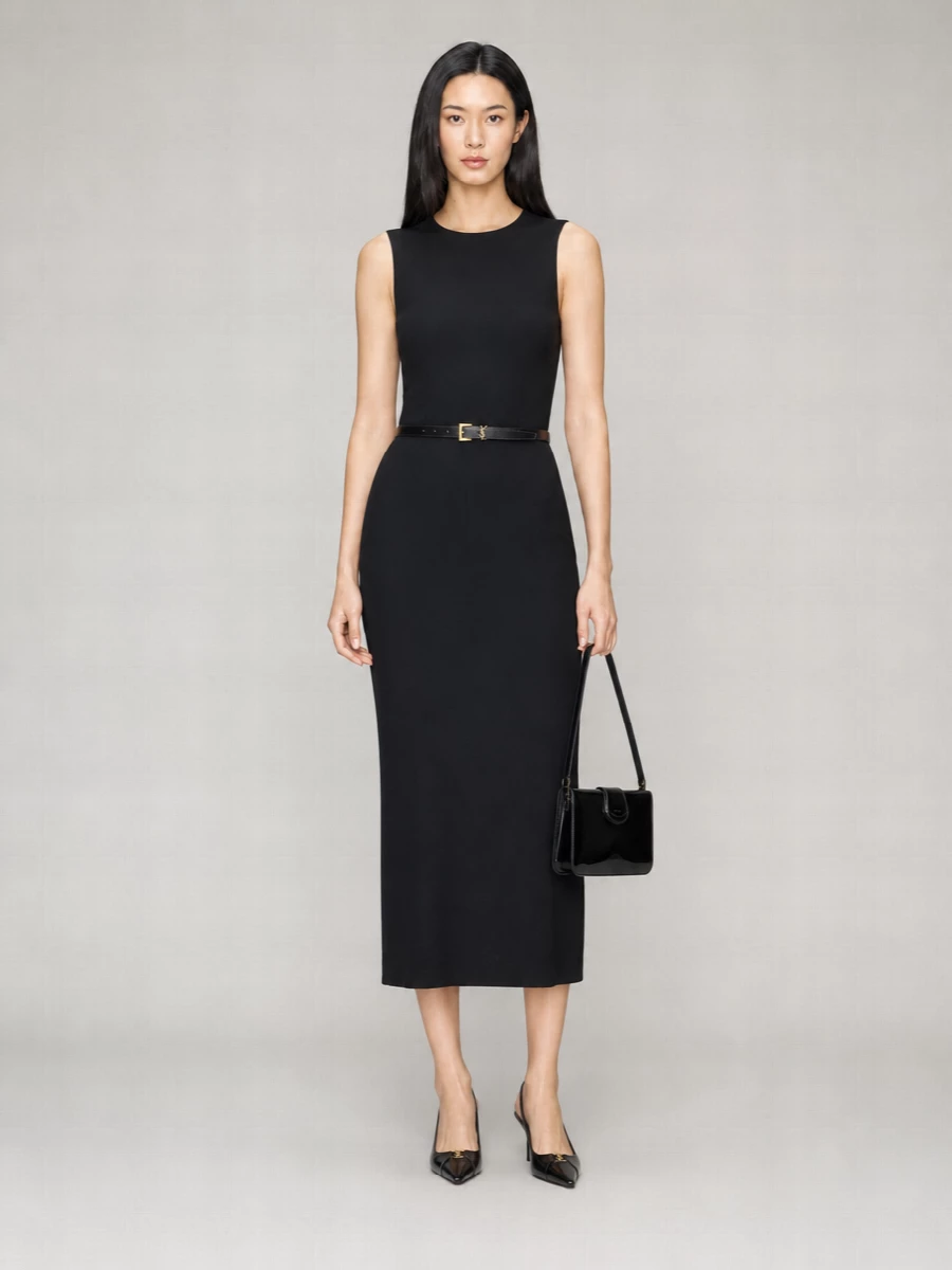 Saint Laurent Midi Dress
