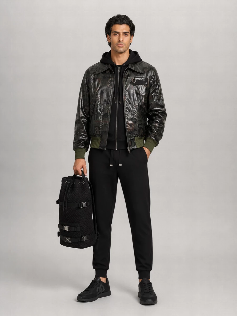 Dolce&Gabbana Wool Blend Duffel Backpack