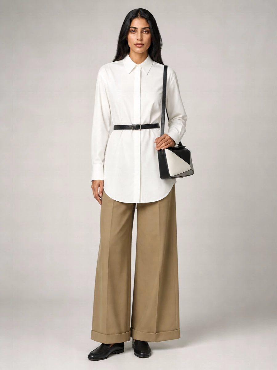 Loewe Cotton Midi Shirt Dress