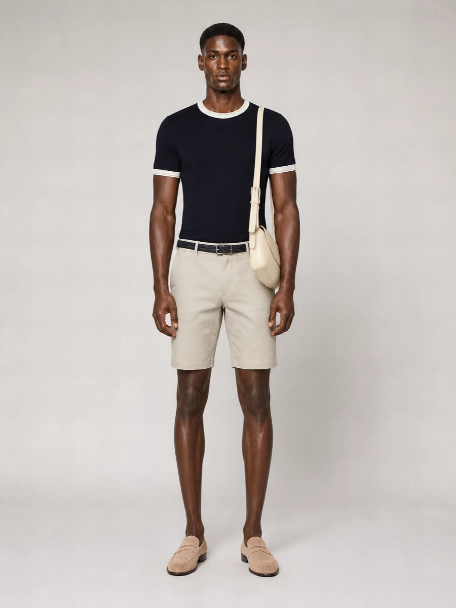 Eleventy Knee-Length Chino Shorts
