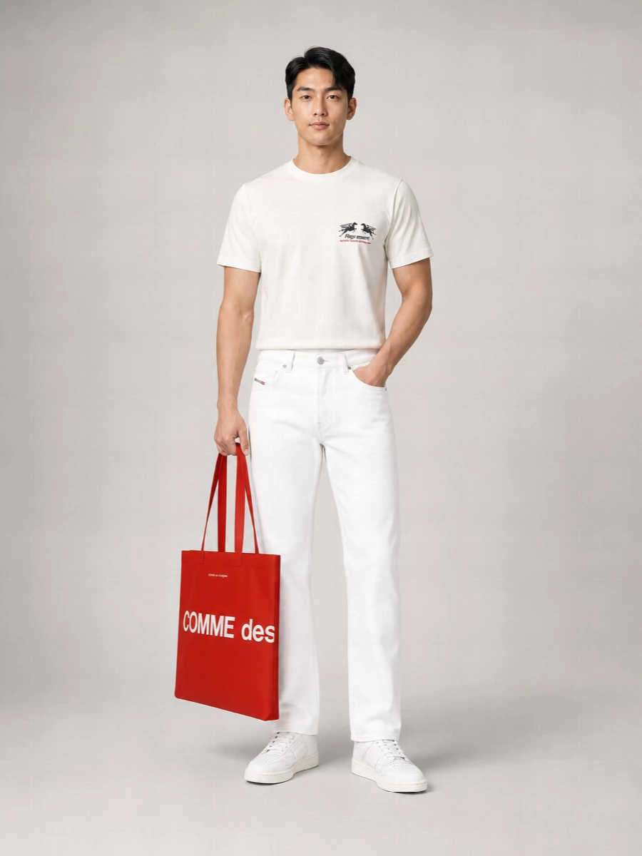 Comme Des Garçons Leather Tote Bag
