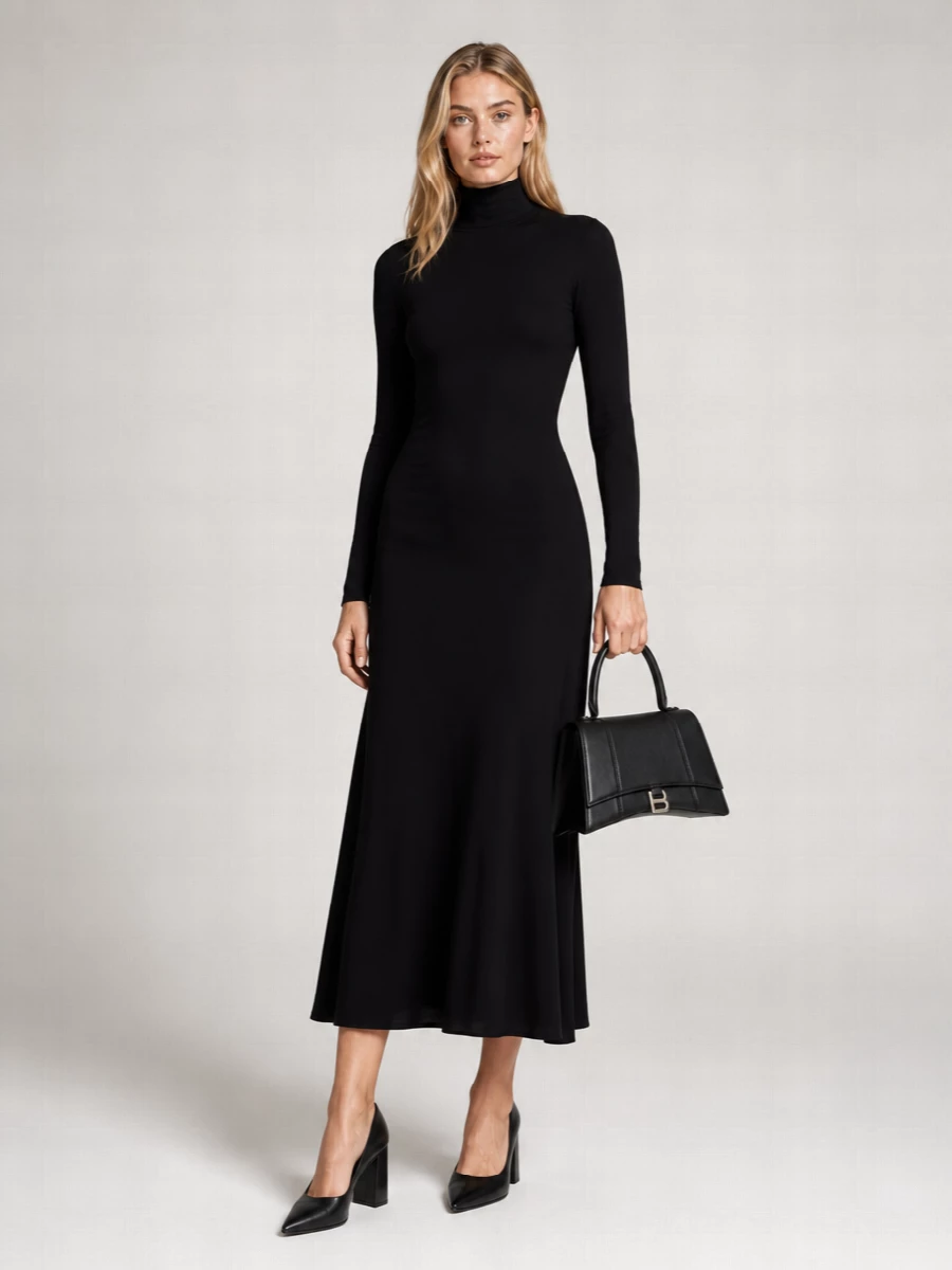 Alaïa Leather Square-Toe Block-Heel Pumps
