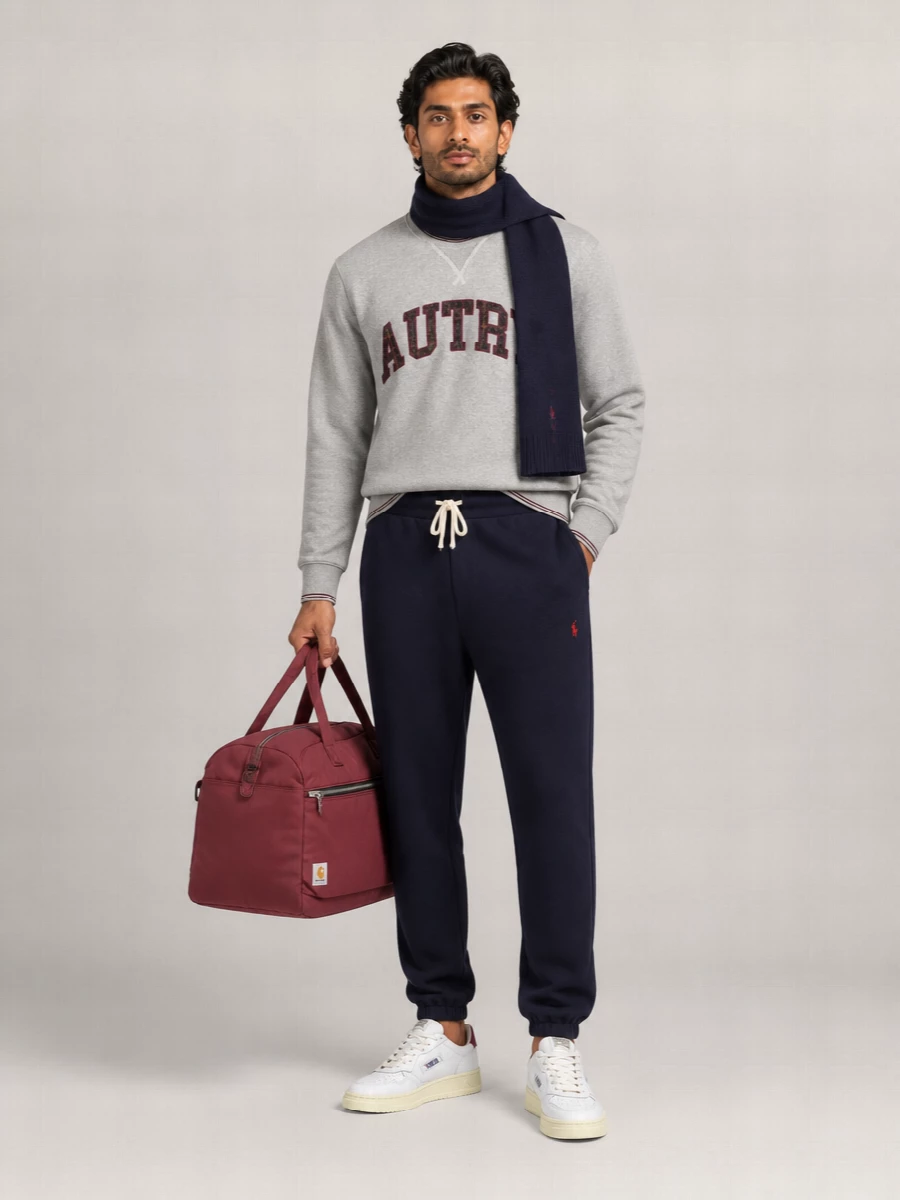 Autry Logo Cotton Sweatshirt