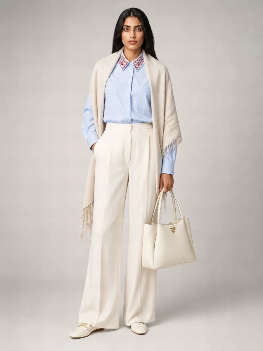 Fabiana Filippi Embellished Cotton Poplin Boyfriend Shirt