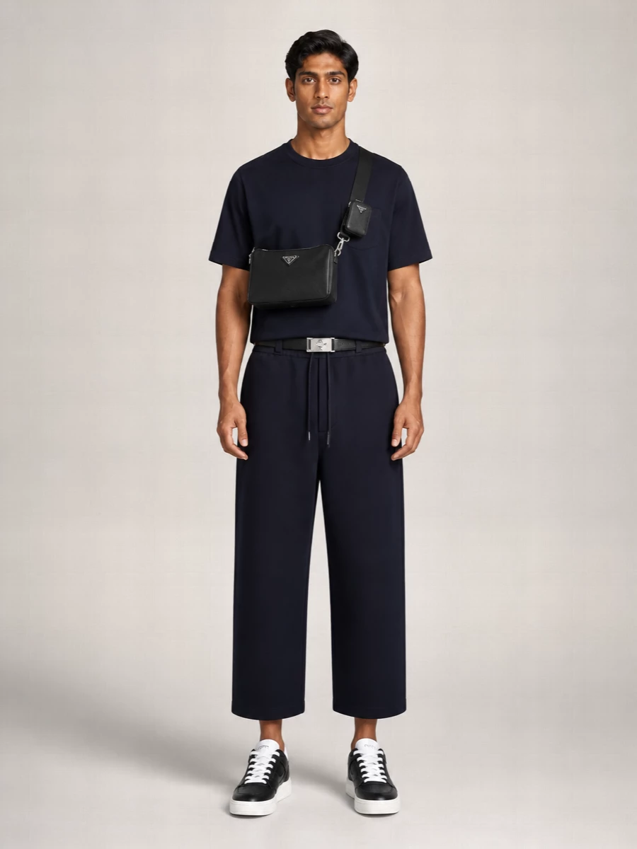 Sacai Cotton Crew-Neck Short-Sleeve T-Shirt