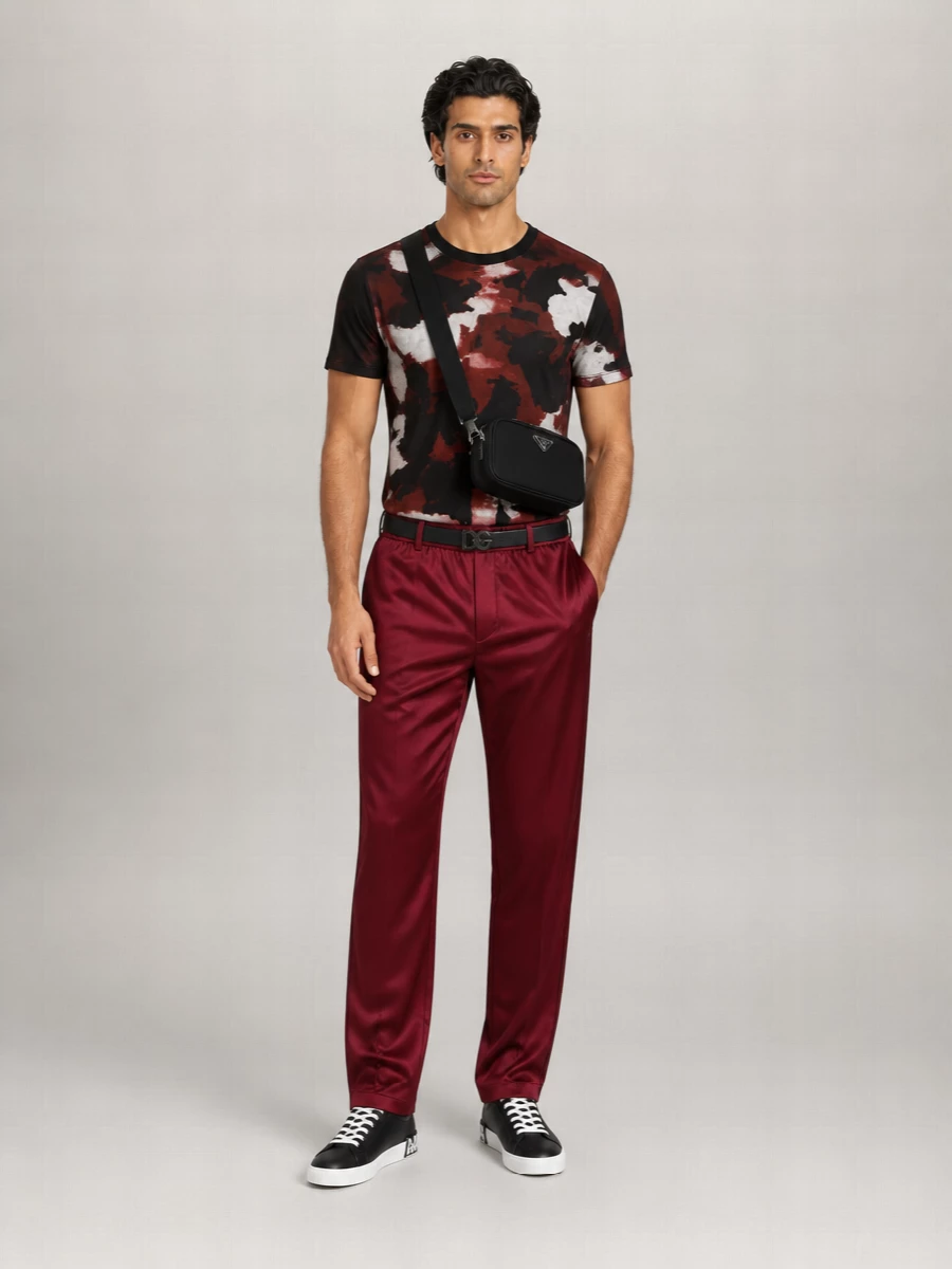 Dolce&Gabbana Camouflage Crew Neck T-Shirt