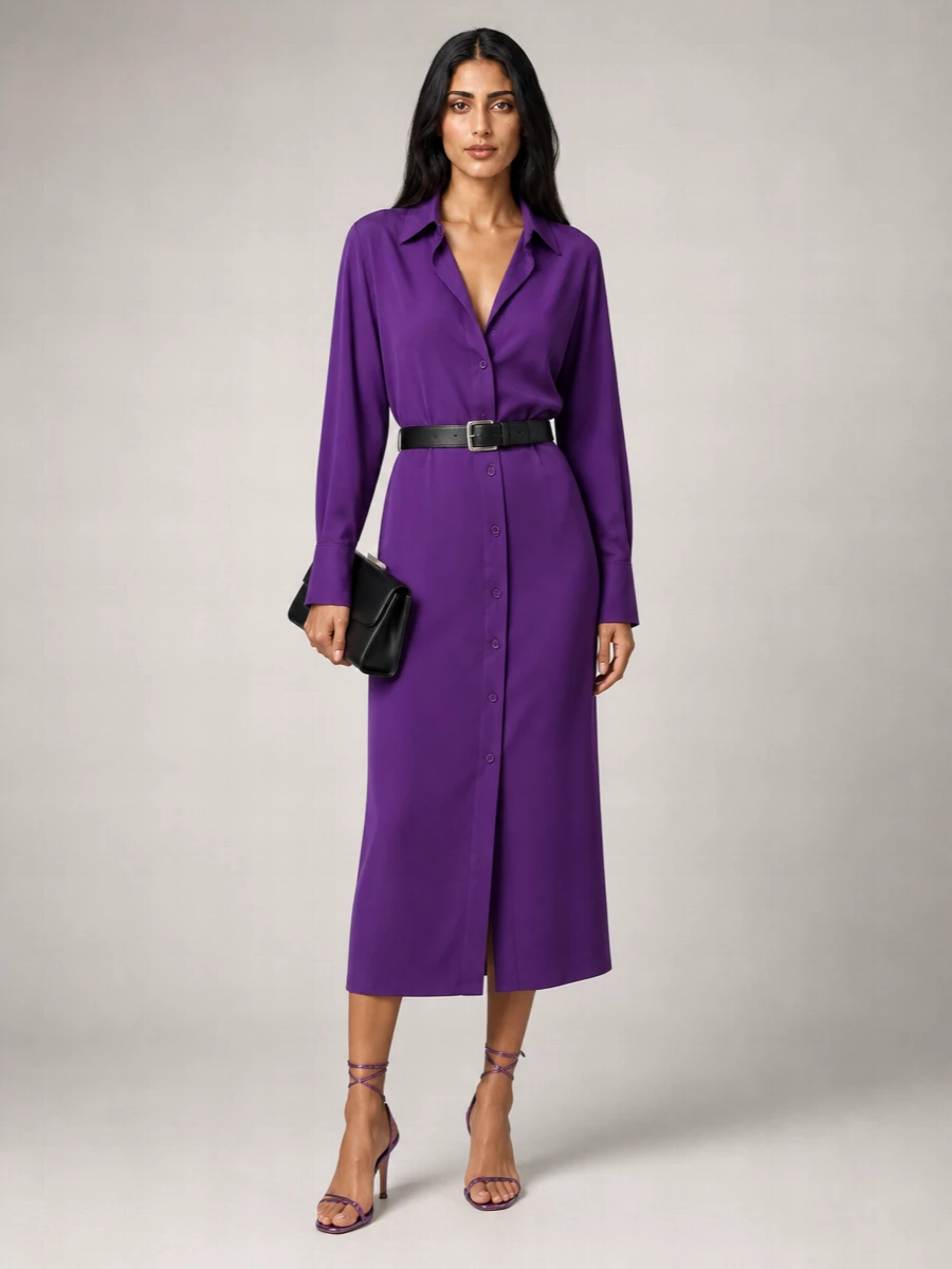 The Attico Midi Shirt Dress