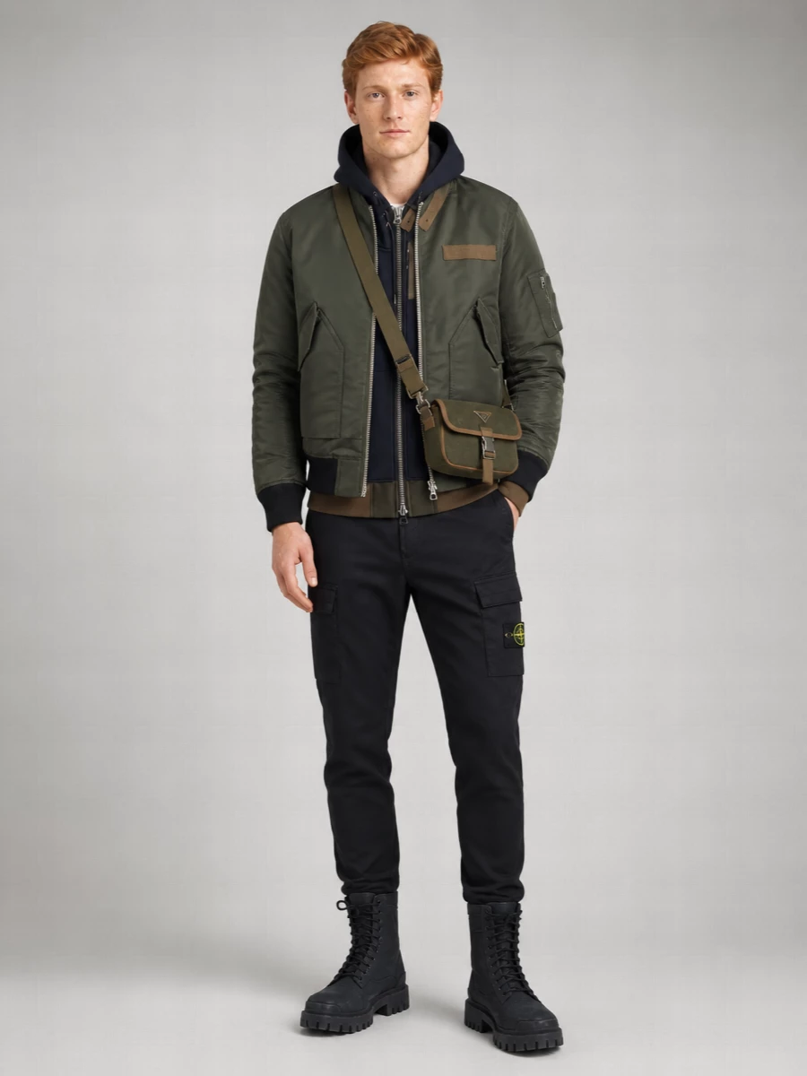 Balenciaga Canvas Combat Boots