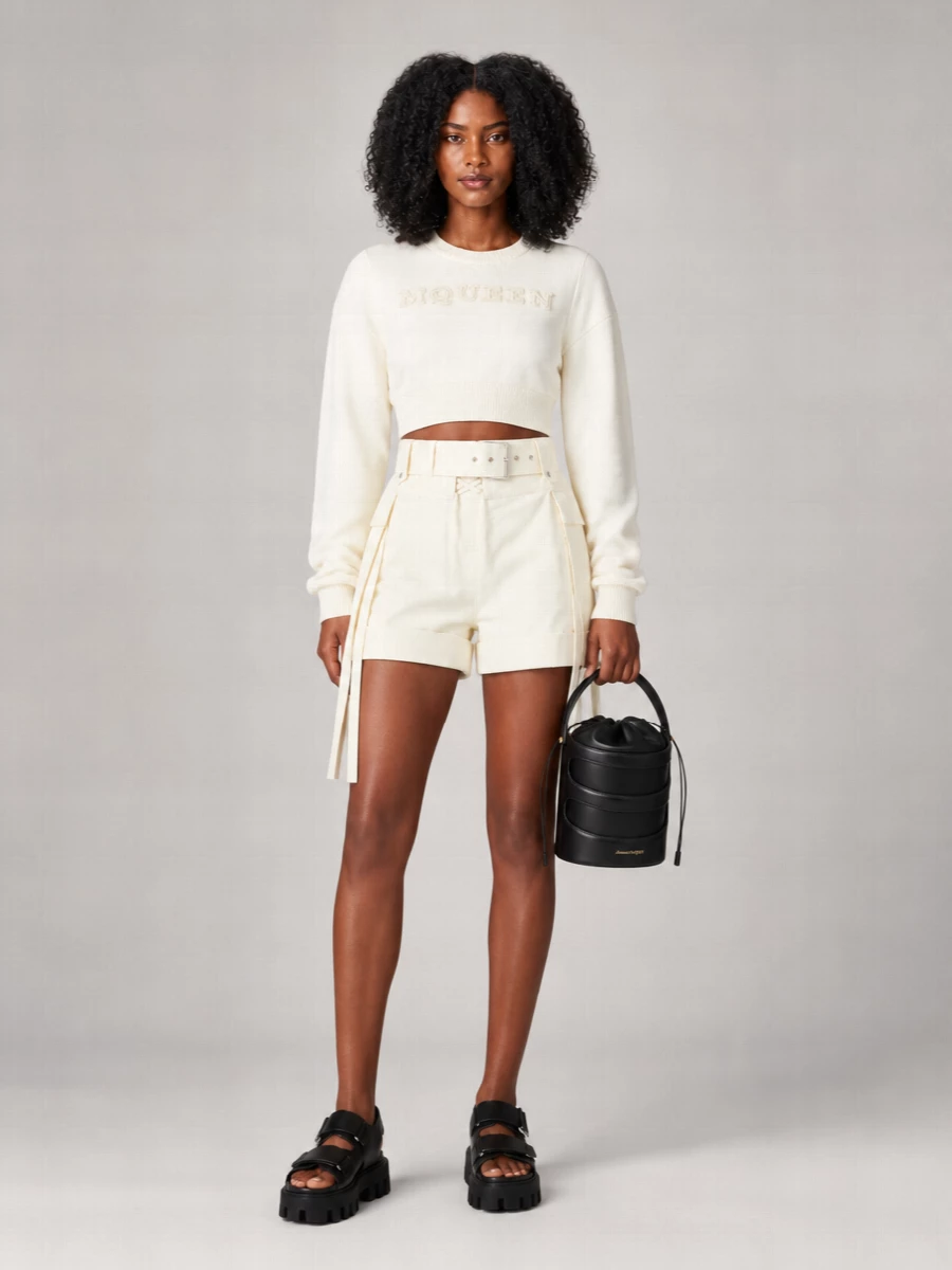 Alexander Mcqueen Cotton Bermuda Shorts