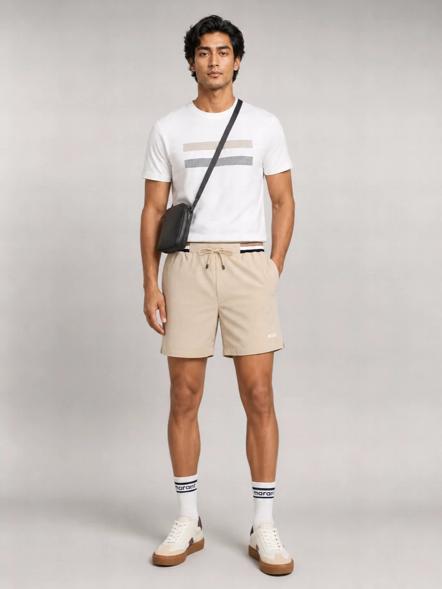 Boss Cotton Graphic Short-Sleeve T-Shirt