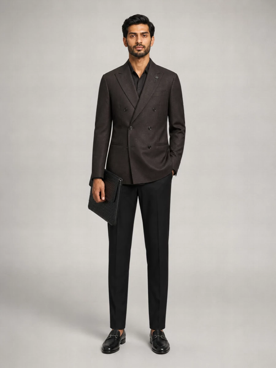 Lardini double-breasted coat