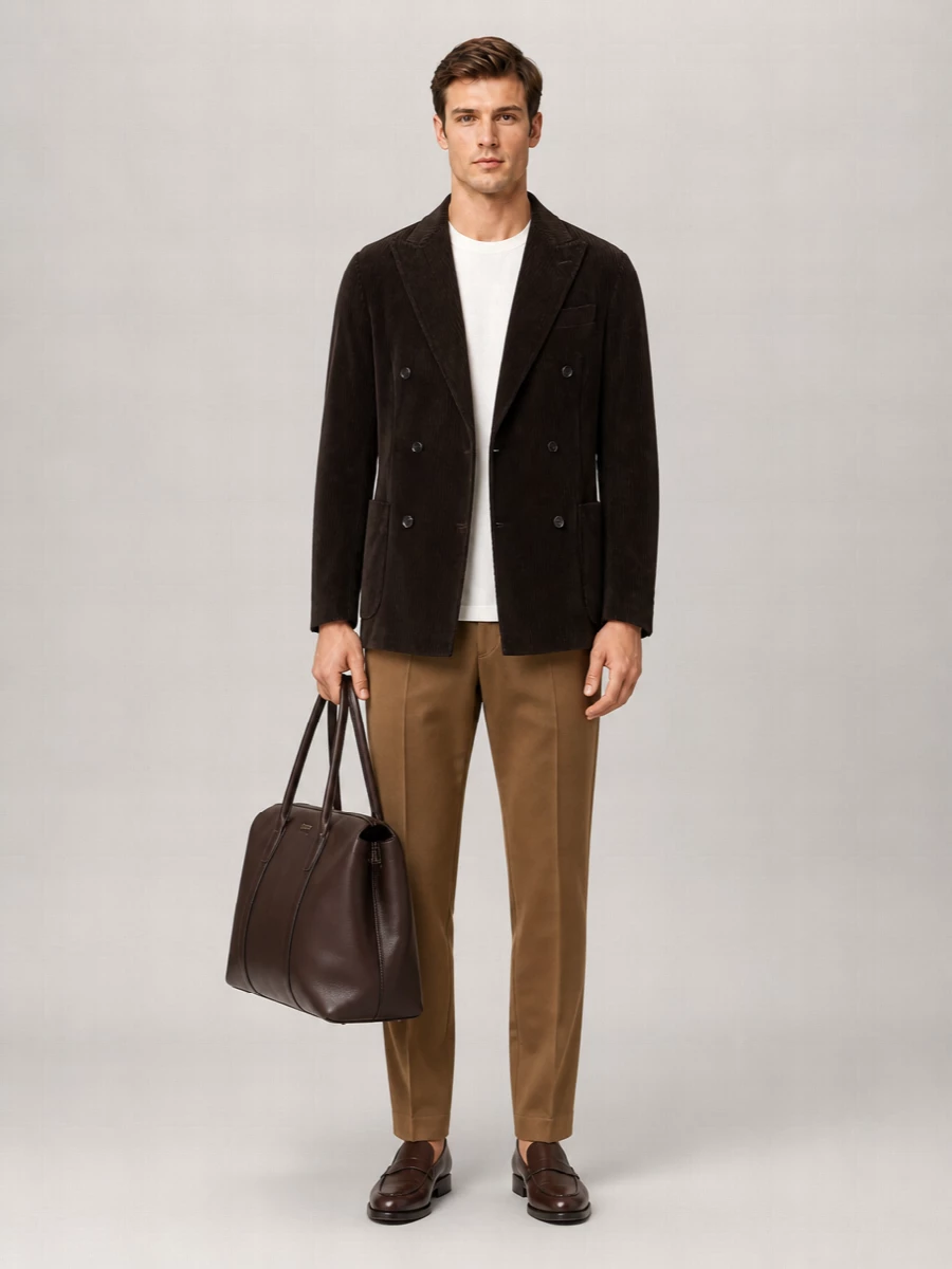 Circolo 1901 Corduroy Single-Breasted Coat