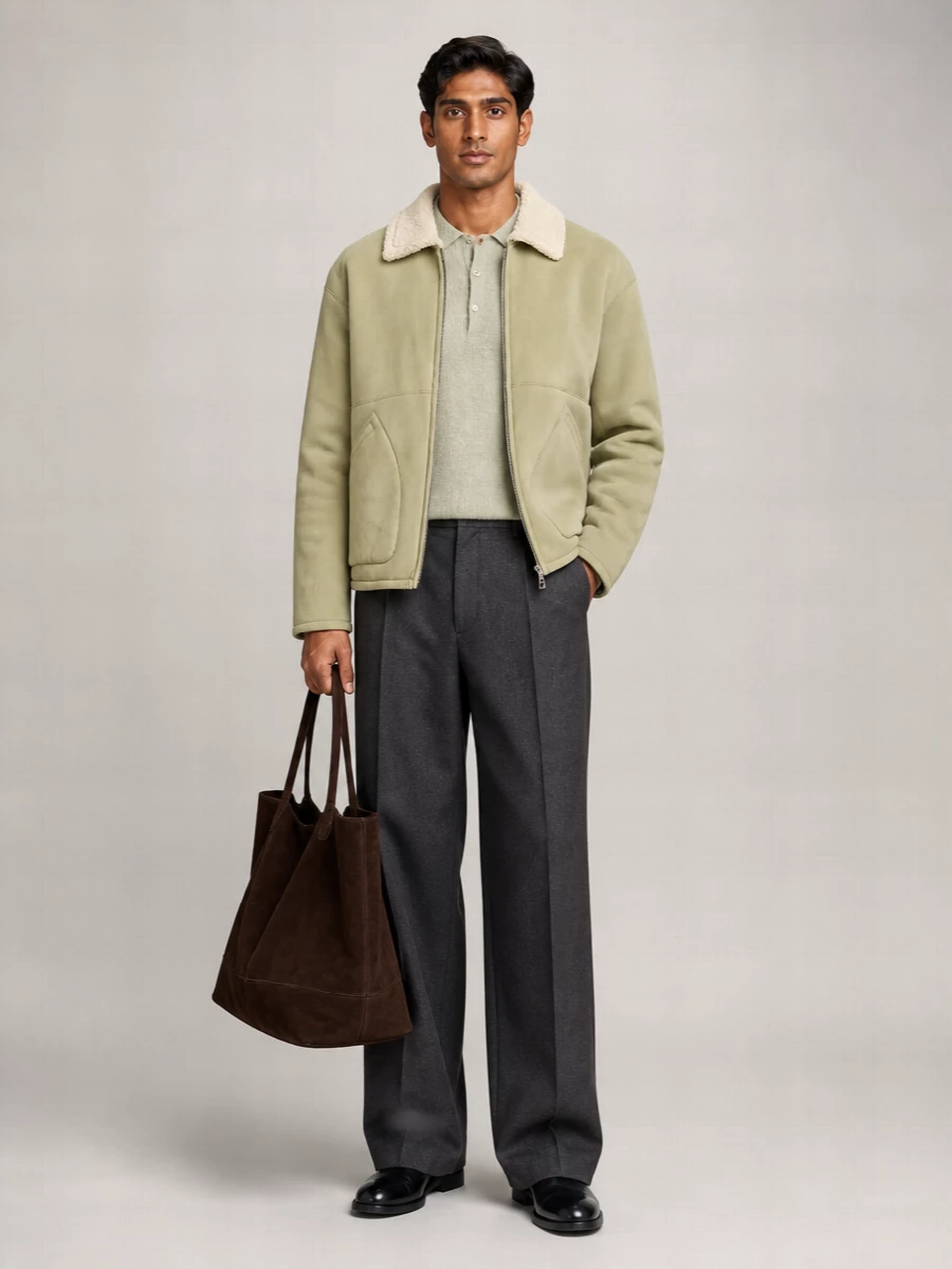 Auralee shearling jacket