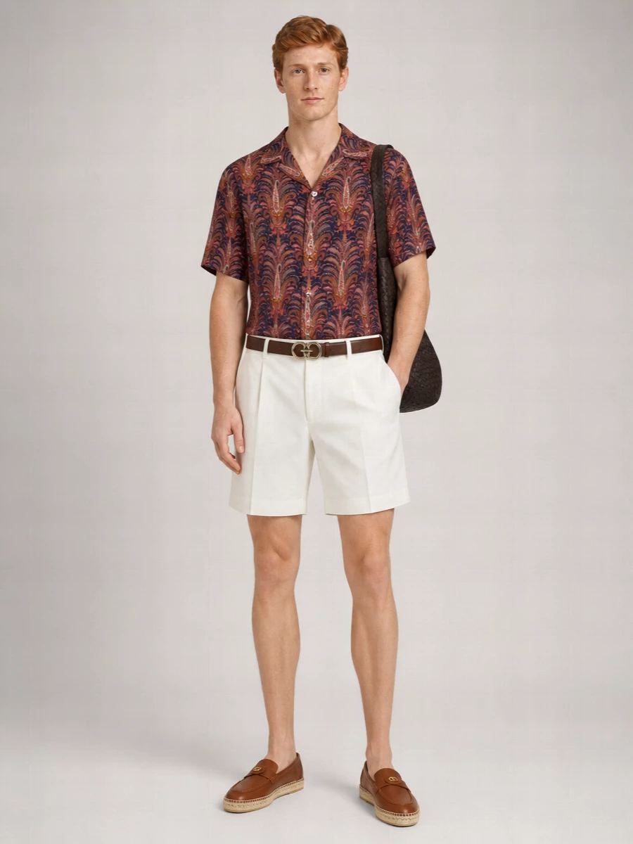 Valentino Garavani Printed Bowling Shirt