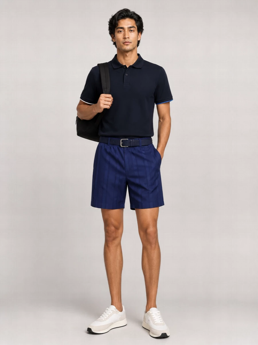 Boss Lux Huxley Cotton Swim Shorts