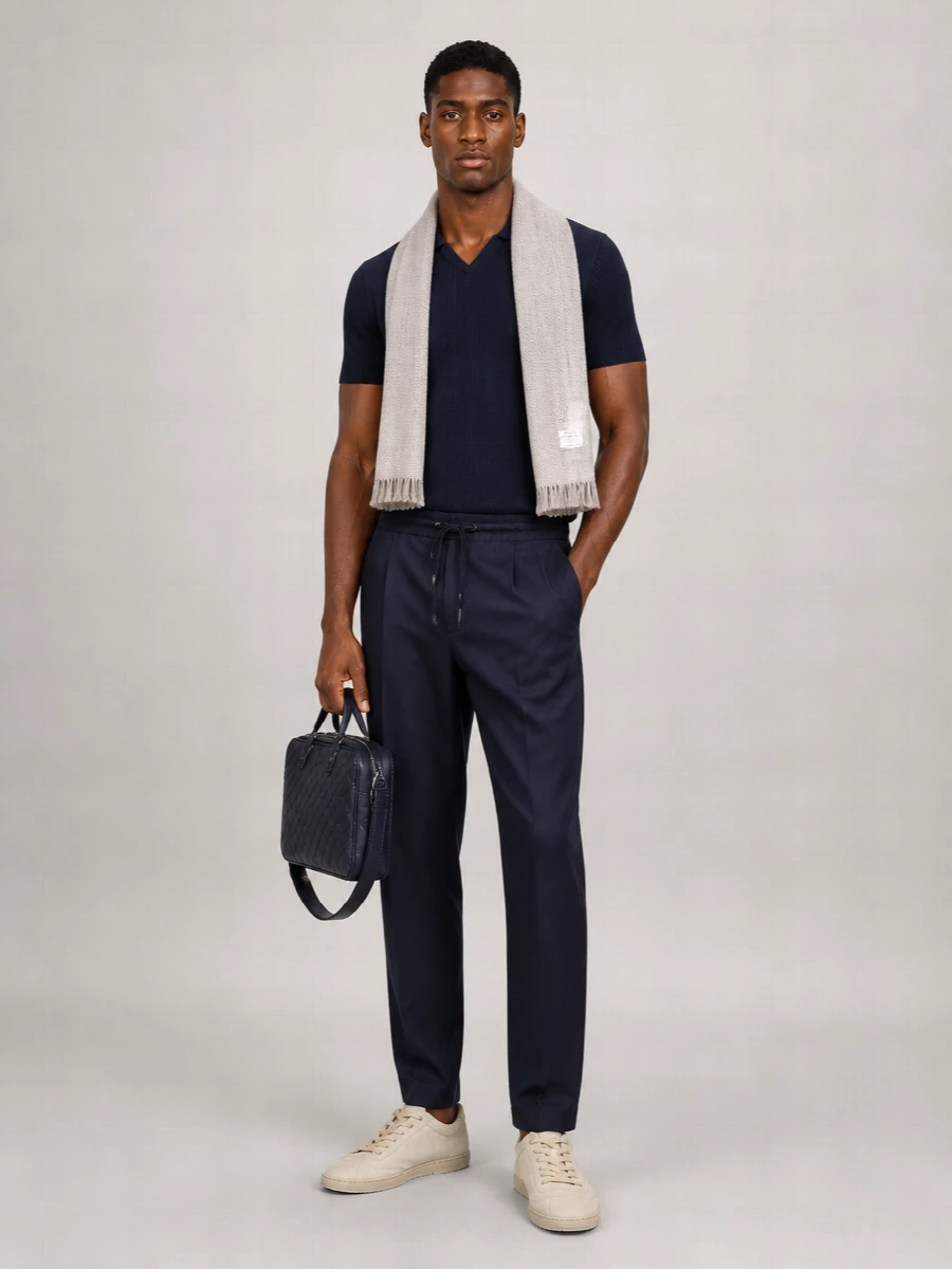 Brunello Cucinelli Linen And Cotton Polo Shirt