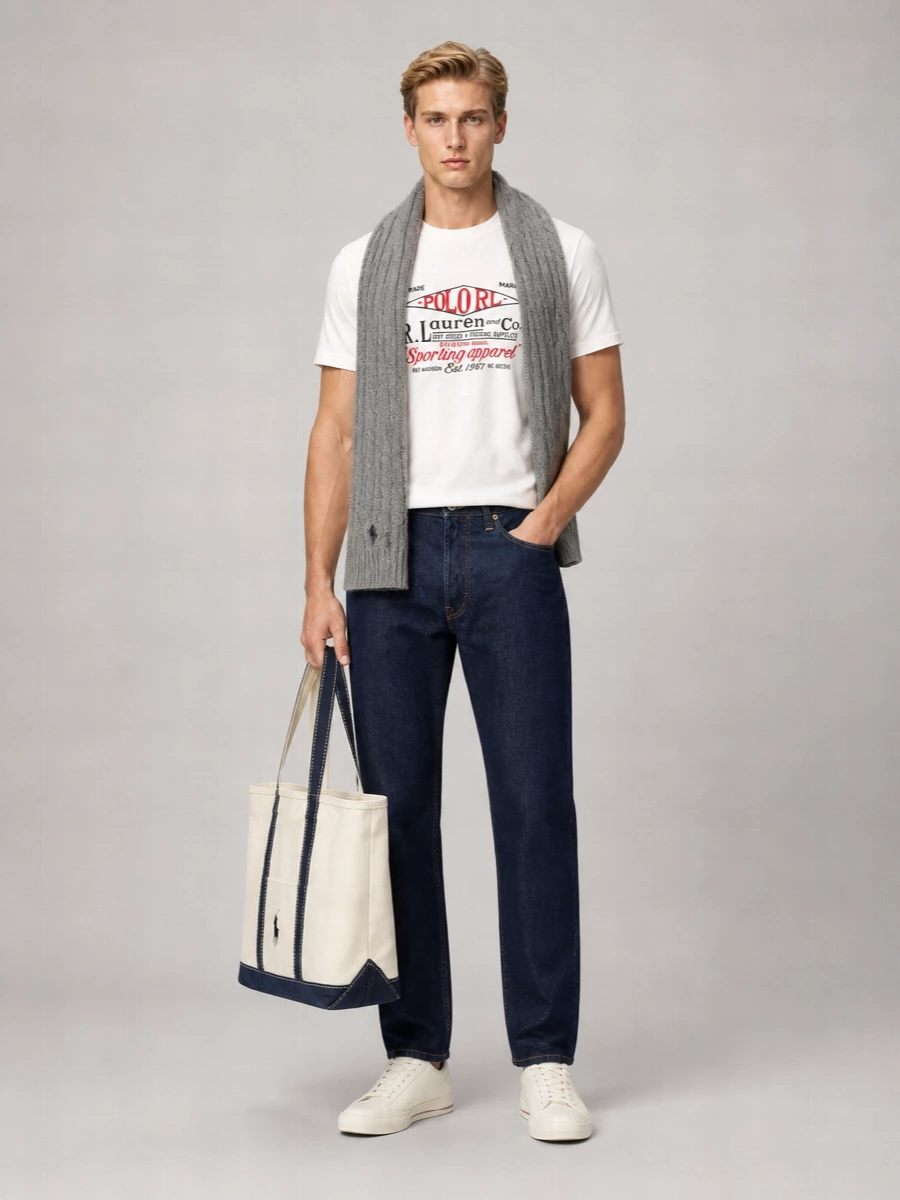 Polo Ralph Lauren Cotton Relaxed-Fit Printed T-Shirt