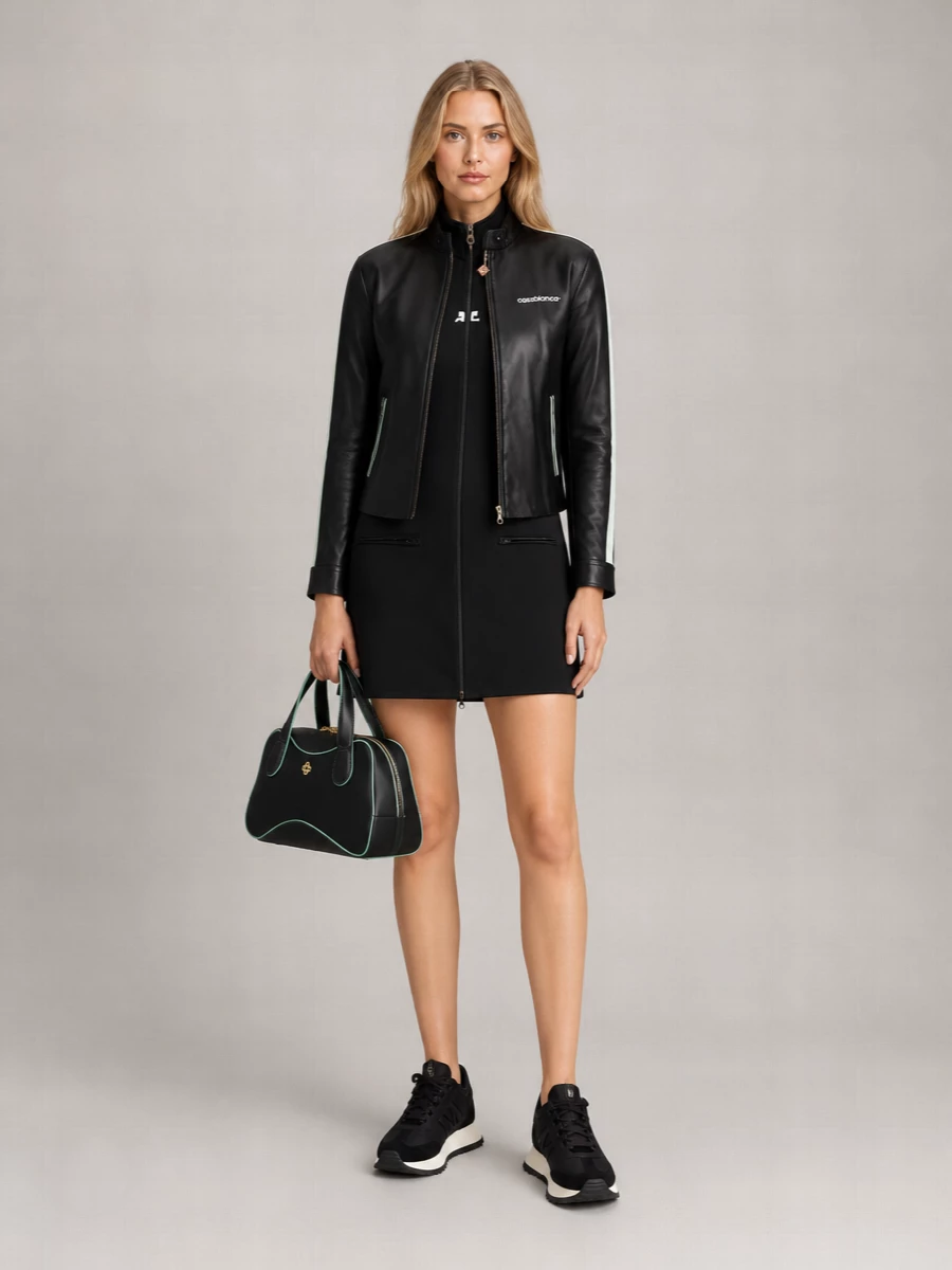 Casablanca Leather Racer Jacket