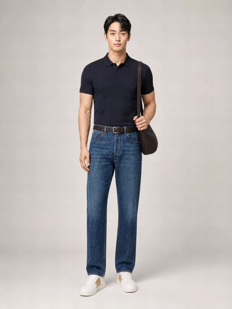 Valentino Garavani Denim Regular-Fit Straight-Leg Jeans