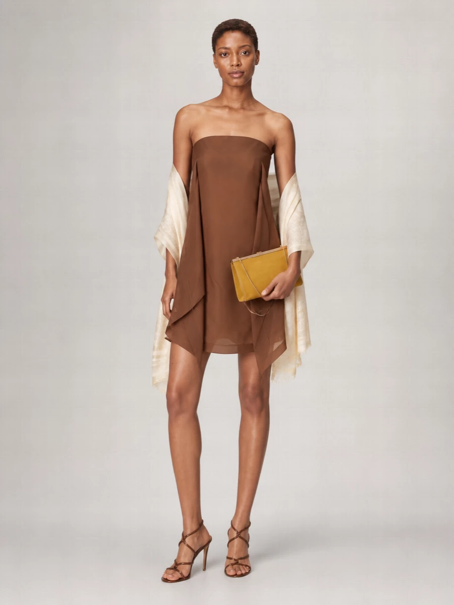 Alberta Ferretti Silk Mini Dress