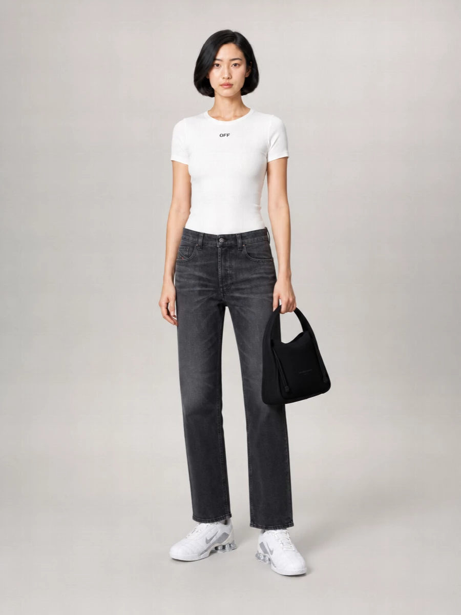 Alexander Wang Na Ribbed Shoulder Bag