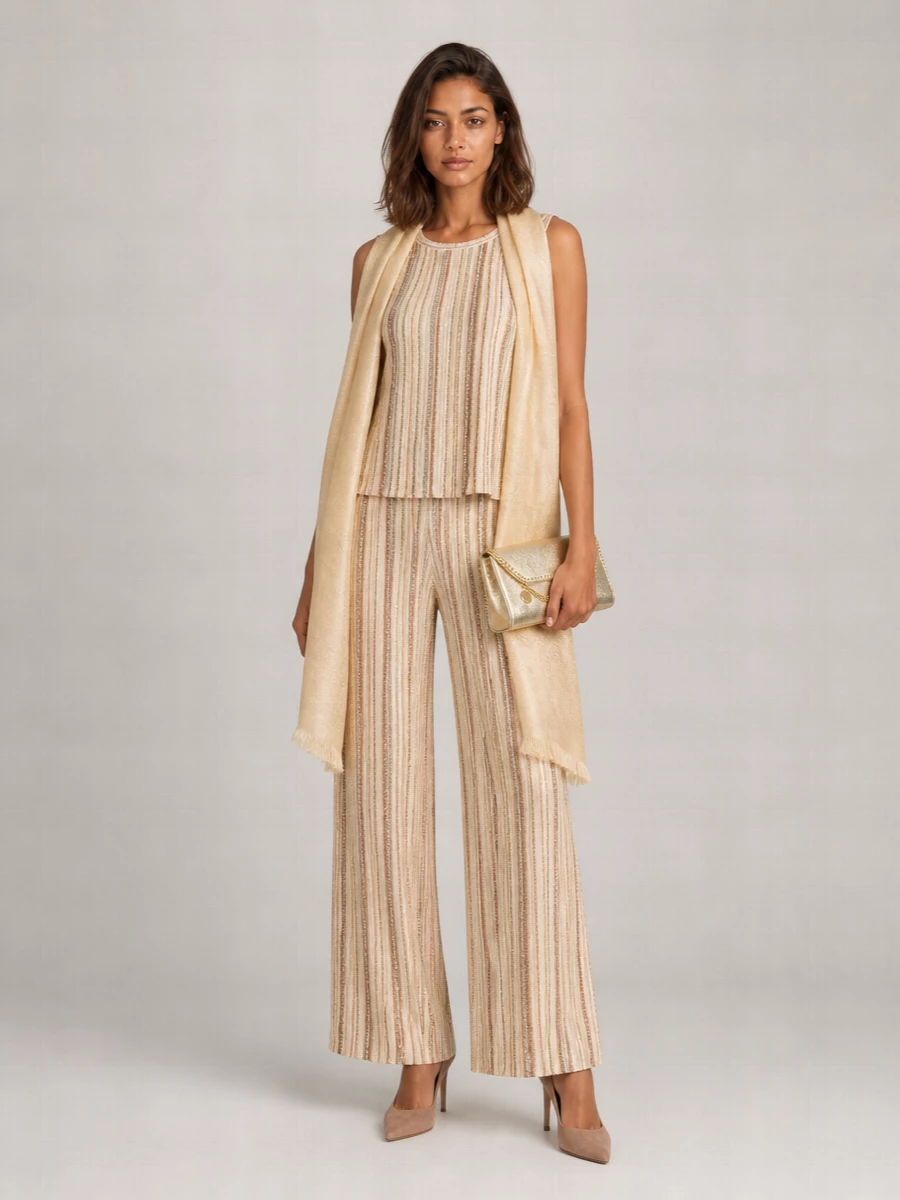 Missoni Ribbed Sleeveless Sequin Knitted Top