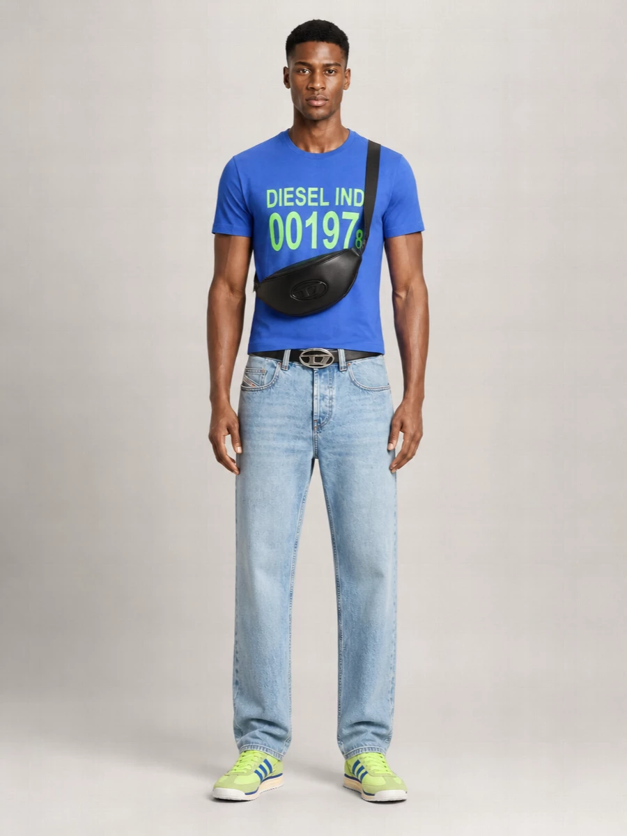 Diesel Printed Cotton T-Shirt