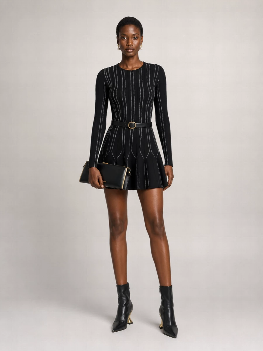 Fabiana Filippi Leather Knot Buckle Belt