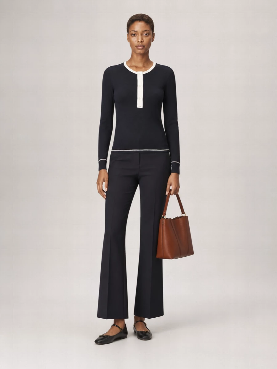 Chloé Shearling Misty Ballerina Shoes