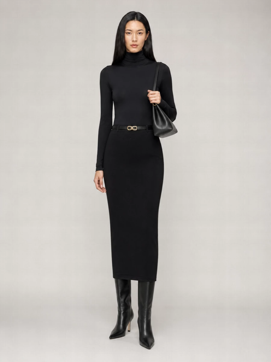 Wolford Wool Pencil Skirt