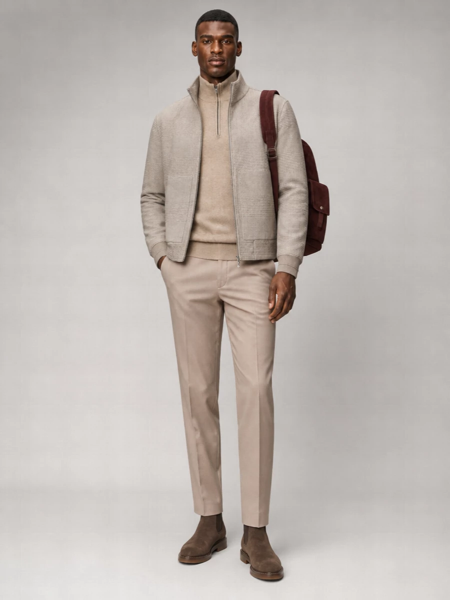 Brunello Cucinelli Cashmere High-Collar Single-Breasted Coat