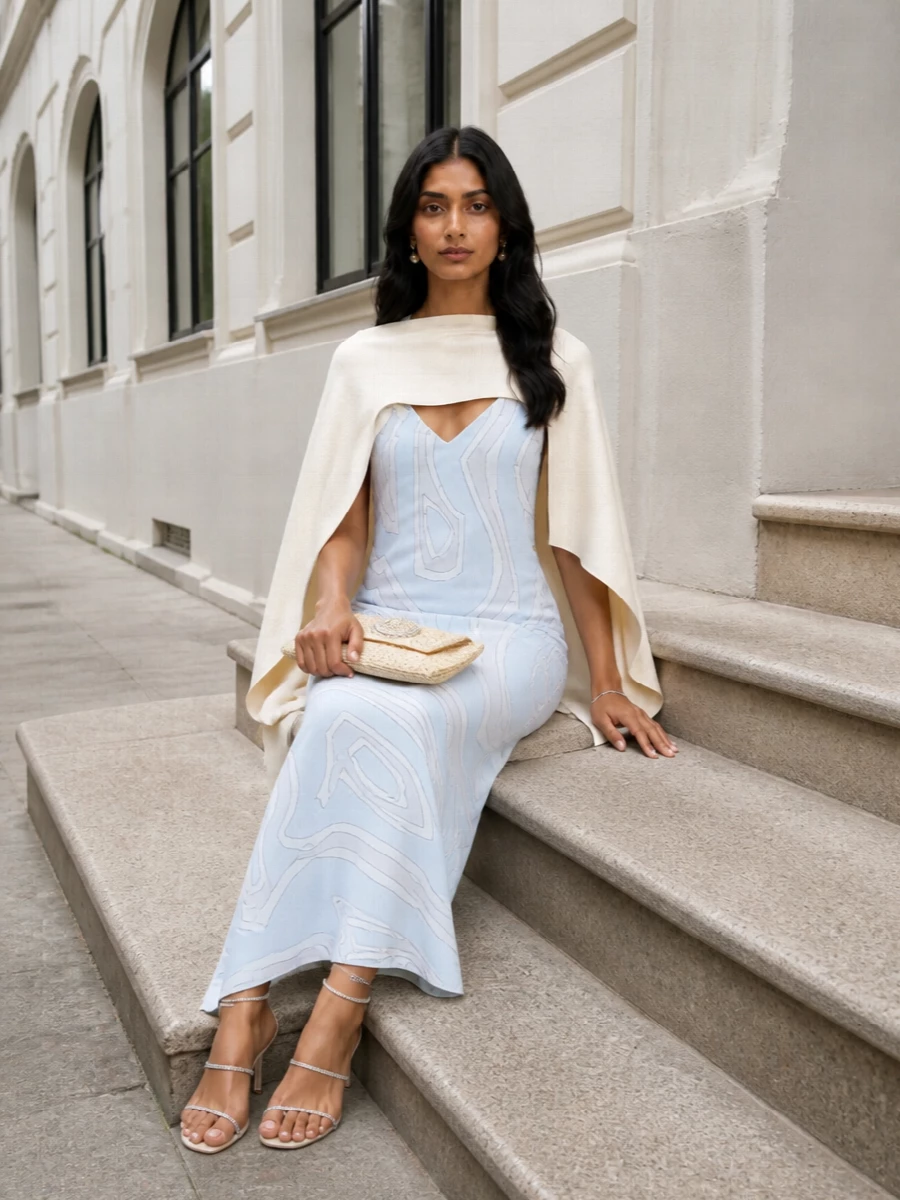Pucci slip dress rene caovilla sandals outfit