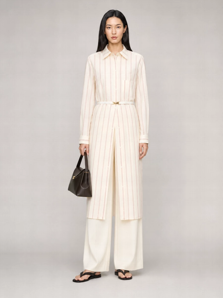 Totême Striped Shirt Dress