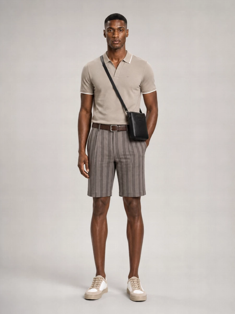 Emporio Armani Straight-Leg Bermuda Trousers