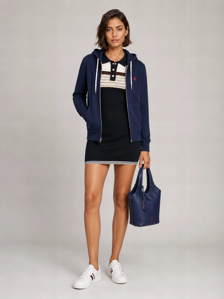 Tommy Hilfiger Leather Lace-Up Sneakers