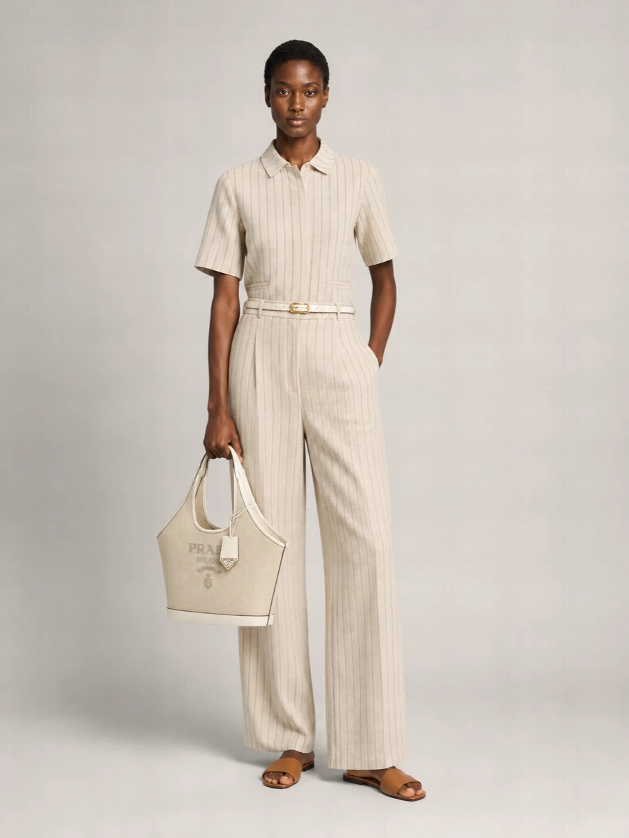 Circolo 1901 Cotton Stripe Trousers