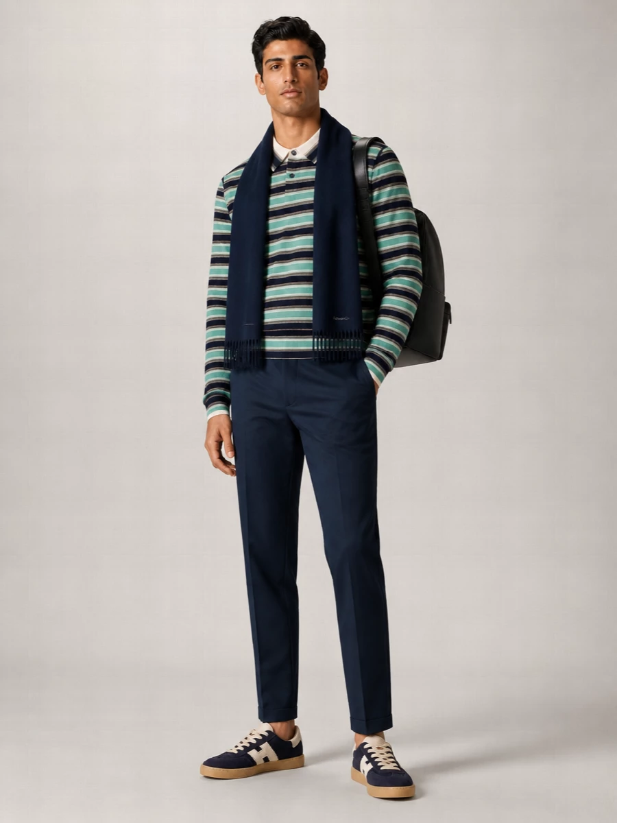 Paul Smith Merino Wool Polo Jumper