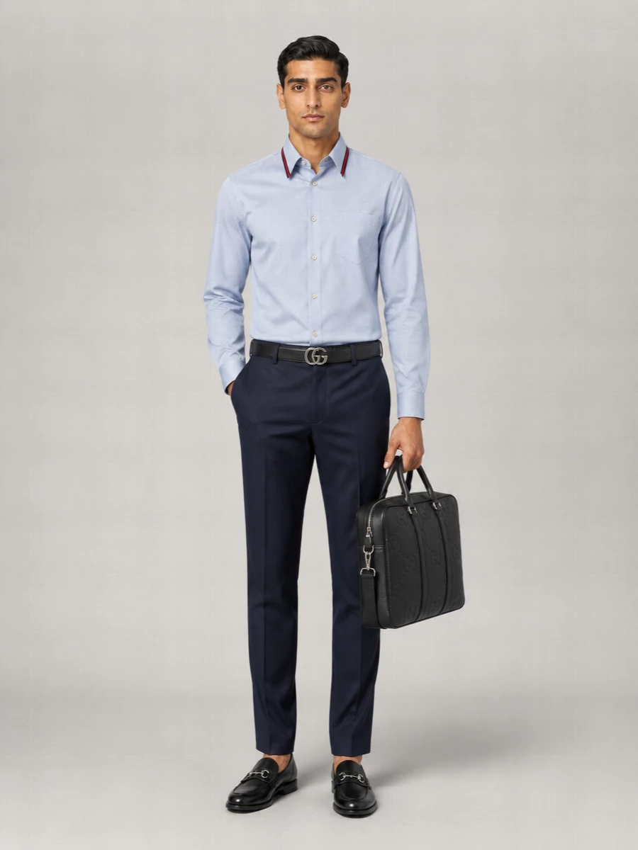 Gucci Cotton Long-Sleeve Shirt