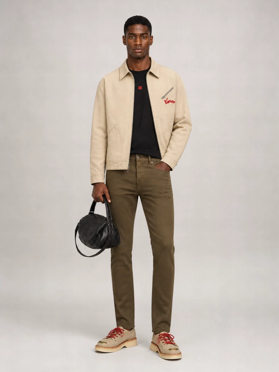 Kenzo cotton single breasted jacket