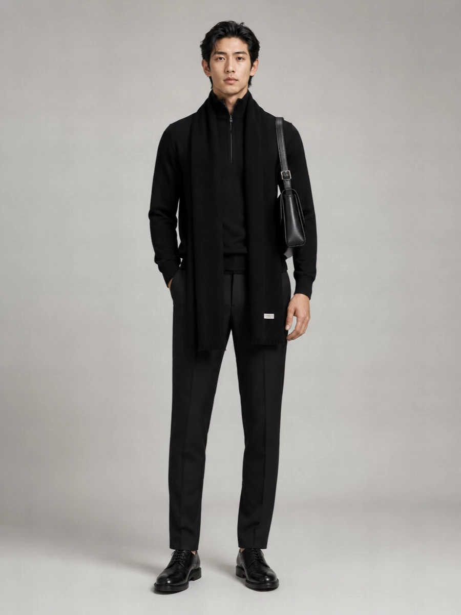 John Smedley Merino Wool Half-Zip Sweater