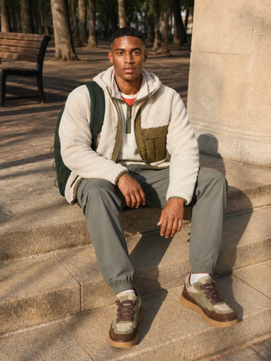 Oakley fleece cargo joggers ugg sneakers
