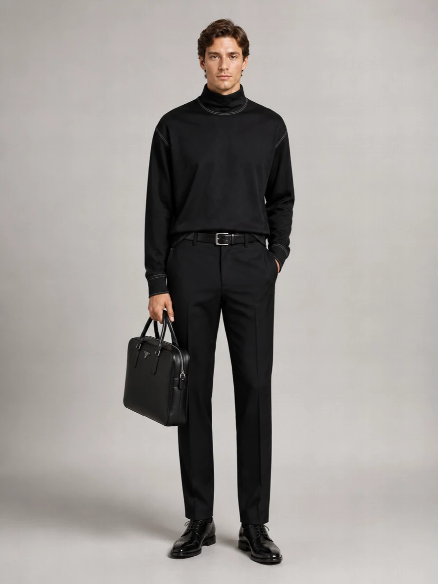 Lanvin Wool Tailored Trousers