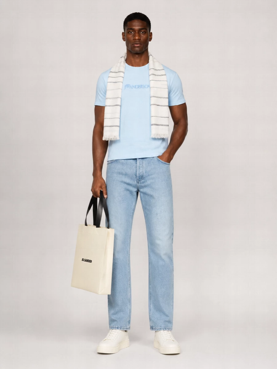 Jw Anderson Logo Cotton T-Shirt