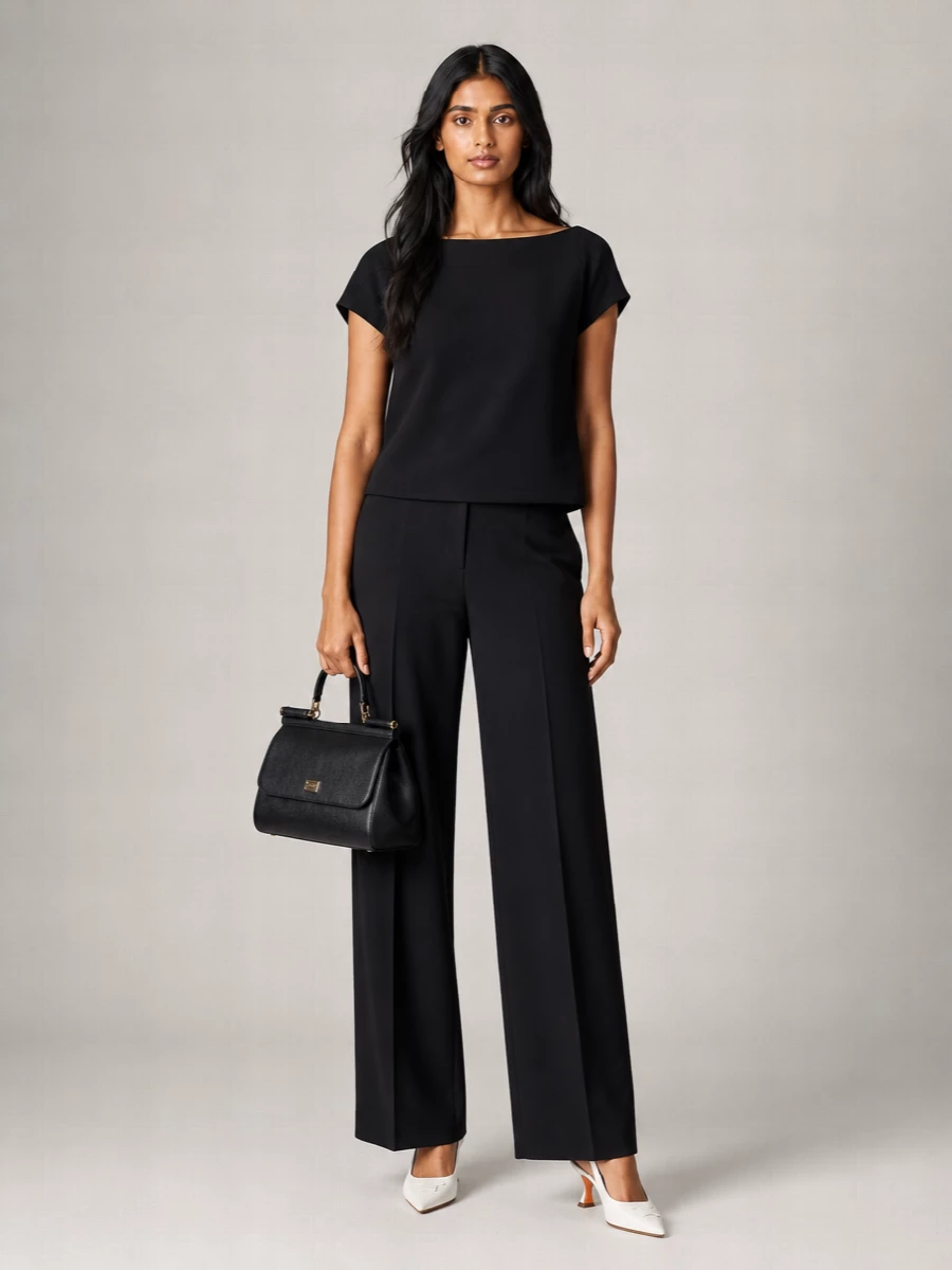 Santoni Leather Slingback Pumps