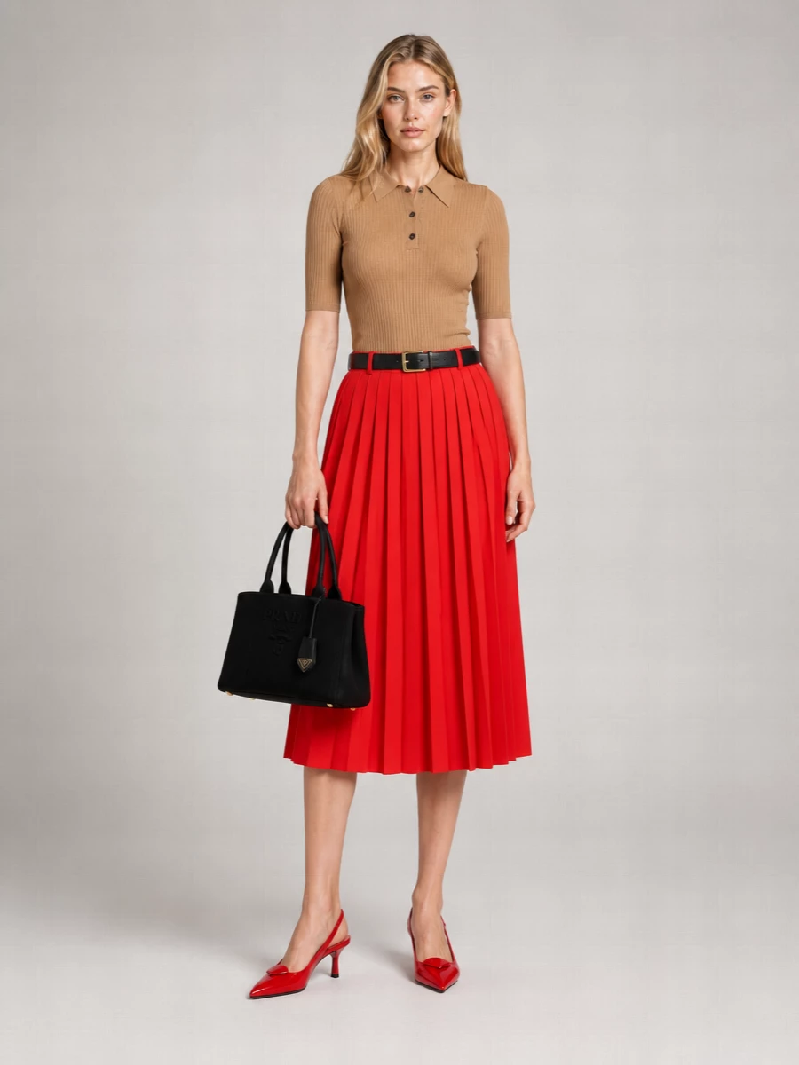 Prada Canvas Shoulder Bag