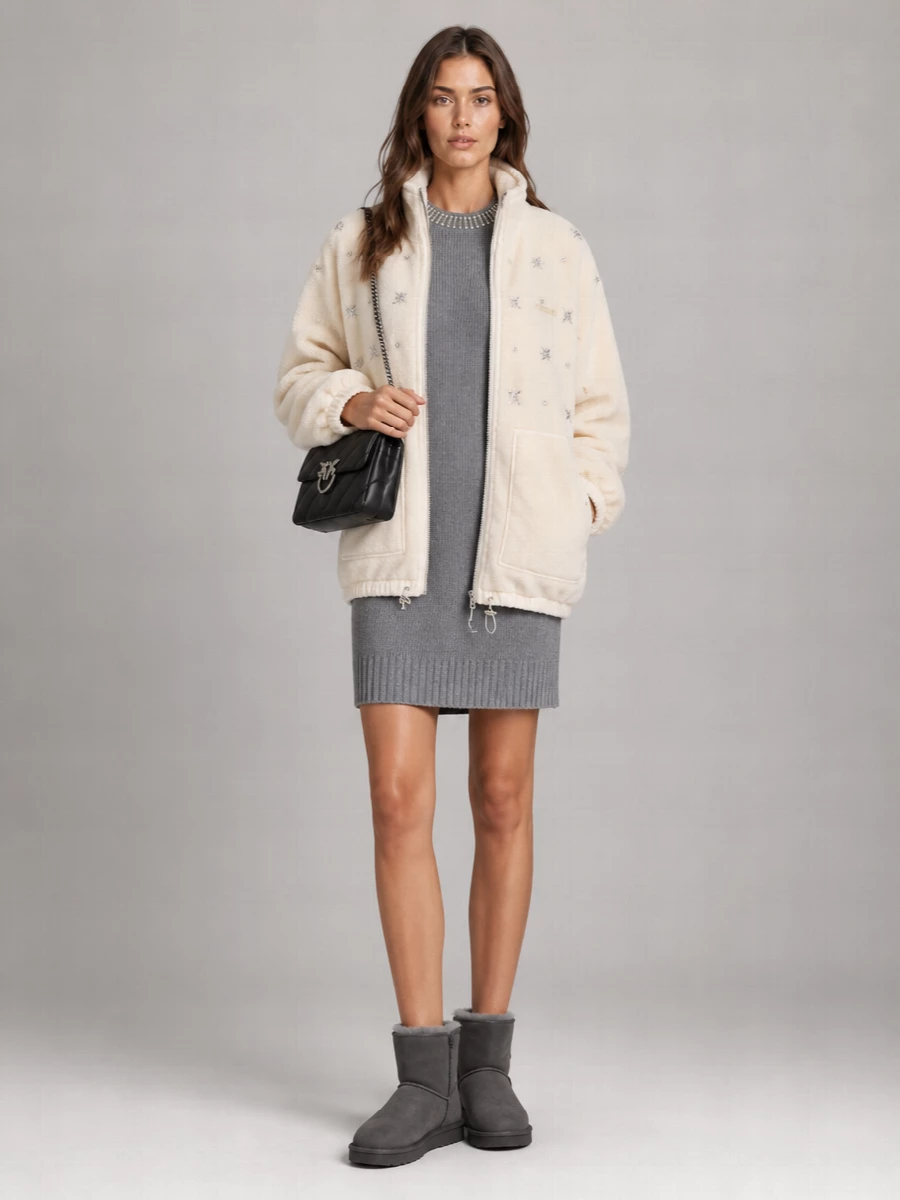 Ugg Sheepskin Mini Bailey Bow Ii Ankle Boots