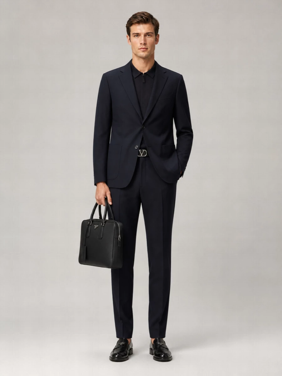 Valentino Garavani Leather Reversible Belt